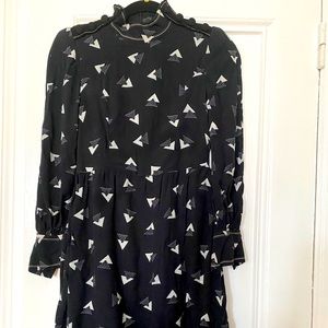 MARC JACOBS dress. Zipper back closure. Good condition. Black. Size: S